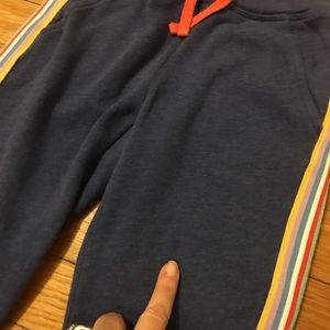 Mini Boden girls sweats rainbow stripe🌈